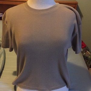 Petite Sophisticate Semi-Crop Shirt